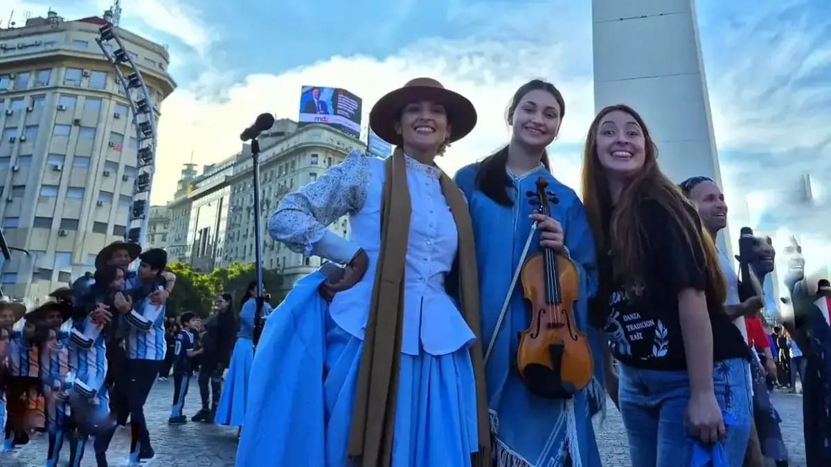 Folclorazo en el Obelisco: baile y música gratis