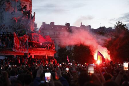 La plaza de la República, en París. Foto: Reuters.
