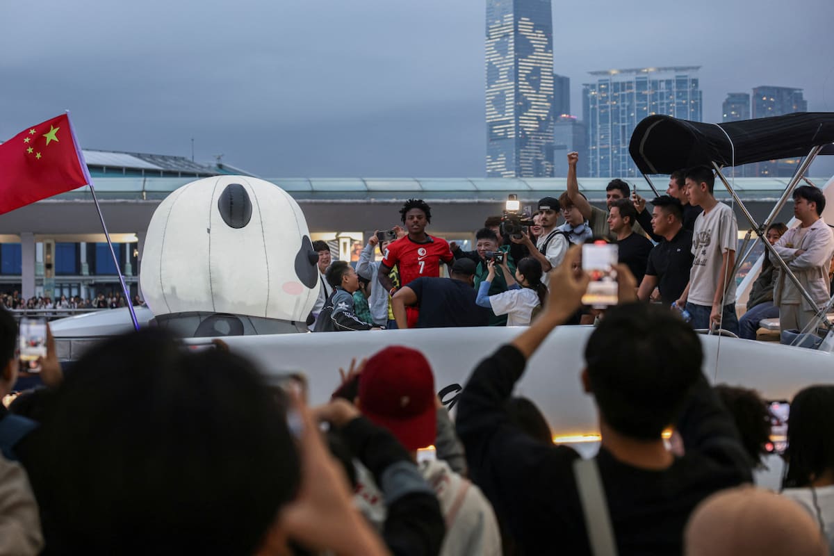 Visita de IShowSpeed en China. Foto: REUTERS.