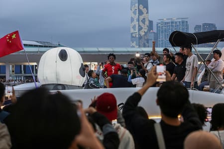 Visita de IShowSpeed en China. Foto: REUTERS.