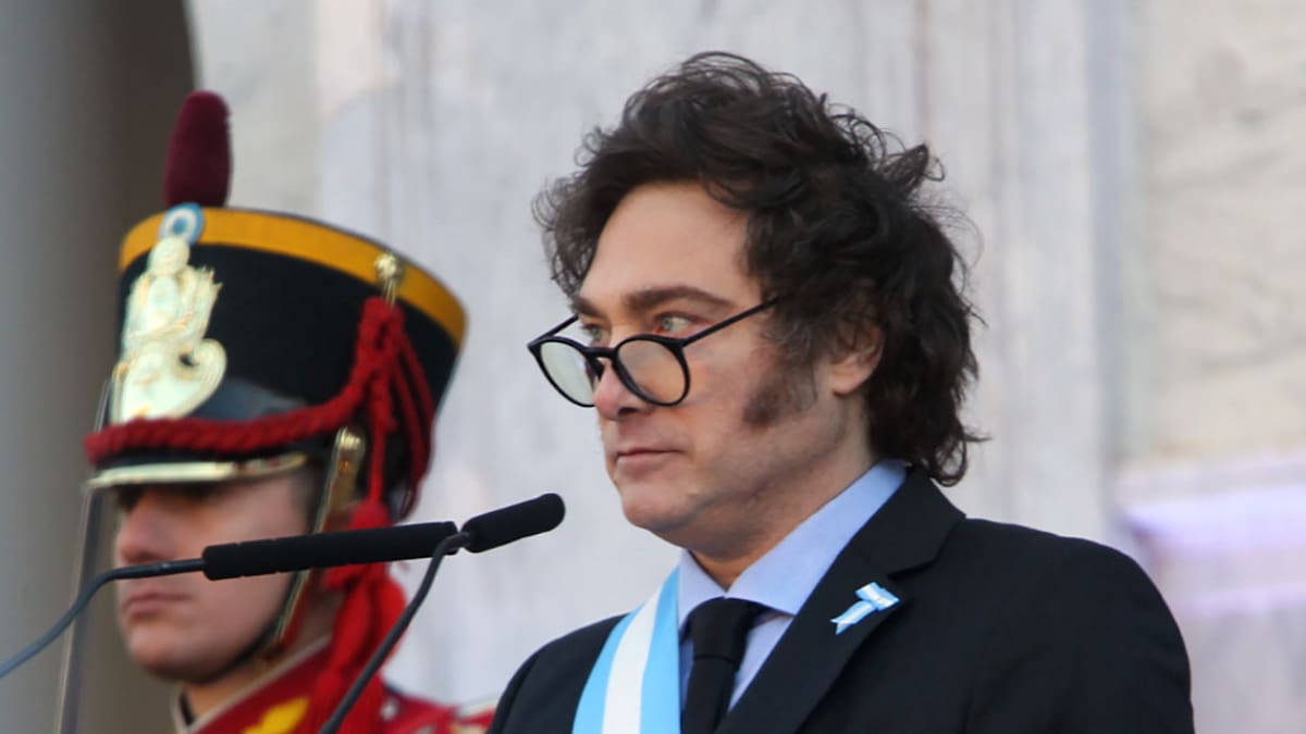 Javier Milei, presidente de la Argentina. Foto: NA
