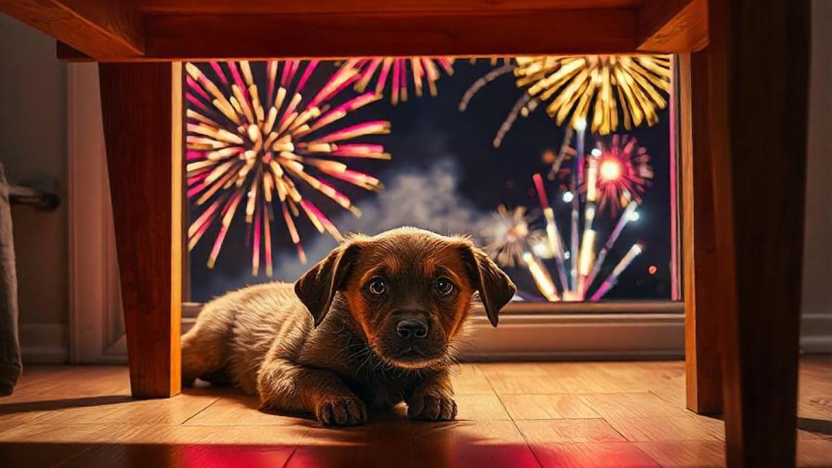 El ruido de la pirotecnia puede ser mortal en perros. Foto Freepik