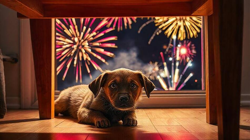 El ruido de la pirotecnia puede ser mortal en perros. Foto Freepik