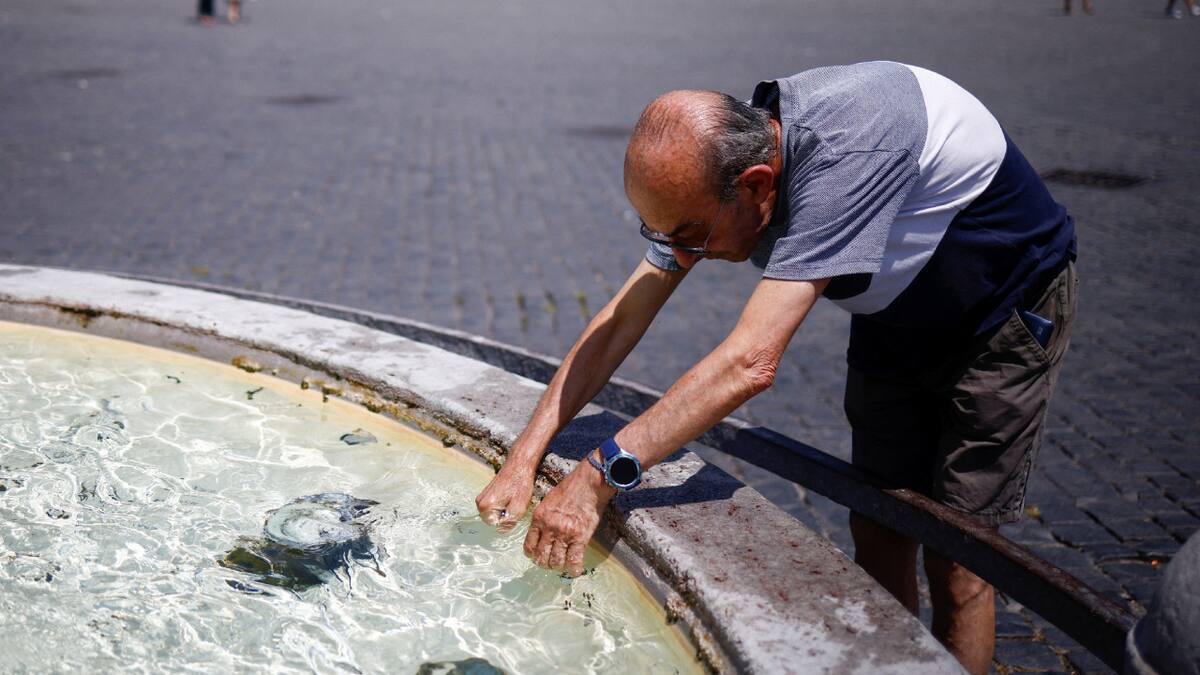 Ola de calor. Foto: Reuters.