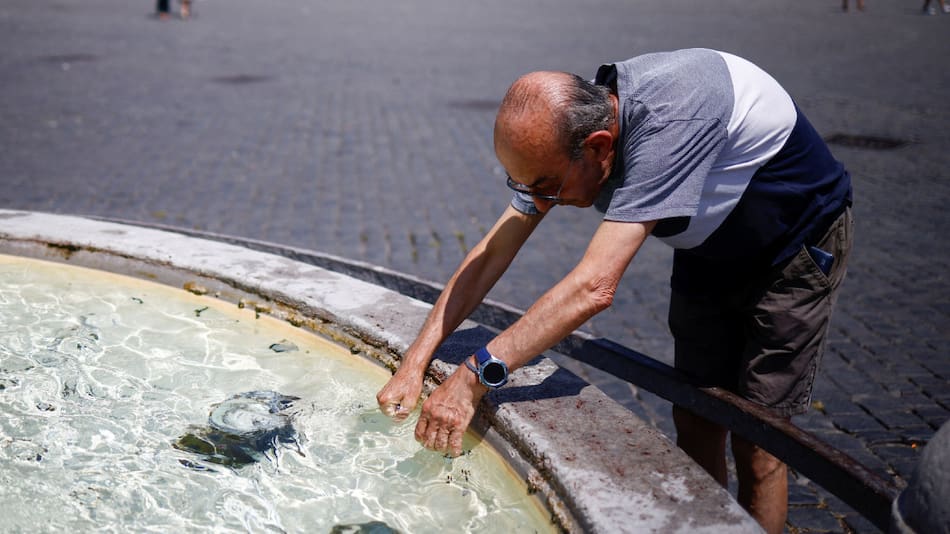Ola de calor. Foto: Reuters.