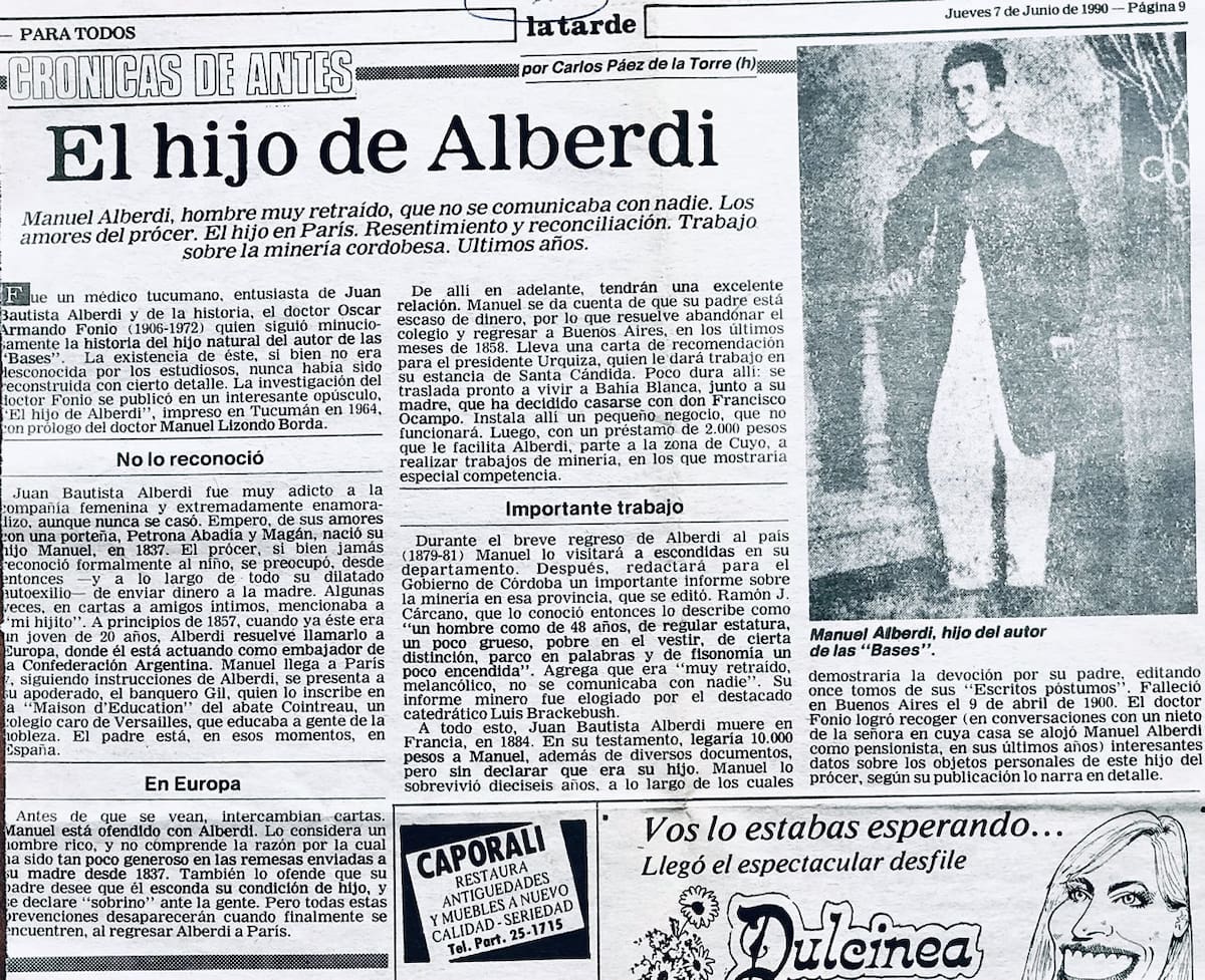 Hijo de Alberdi