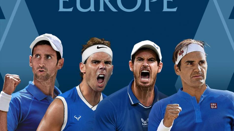 Djokovic, Nadal, Murray y Federer. Foto: Twitter @lavercup.