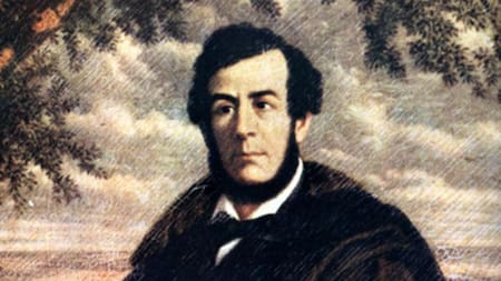 Esteban Echeverría, escritor. Foto: cultura.gob