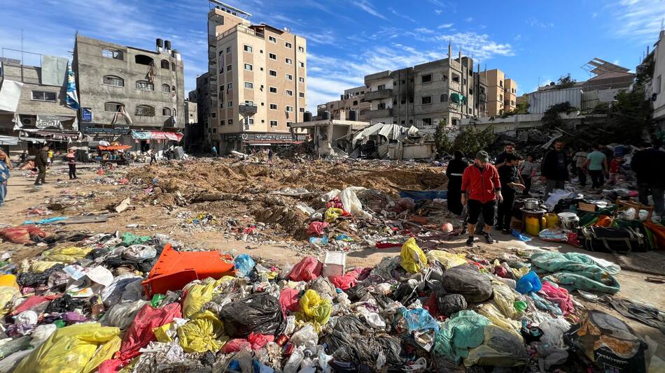 Norte de Gaza. Foto: Reuters.