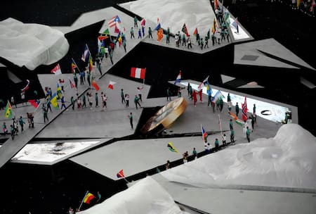 Ceremonia de clausura de los Juegos Olímpicos. Foto Reuters