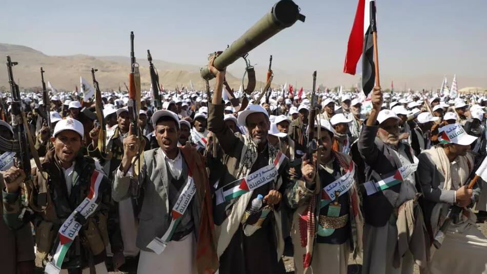 Hutíes de Yemen. Foto: EFE