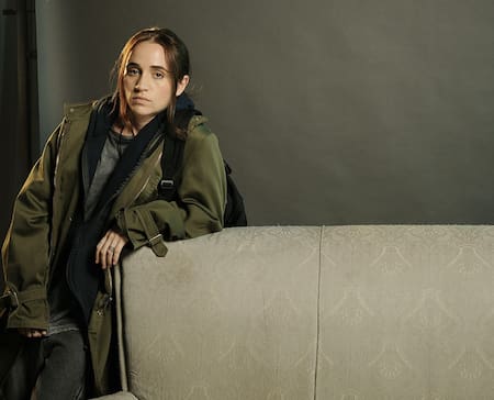 Carolina Kopelioff, parte del elenco de La Ballena, con Julio Chávez. Foto: Rimas Producciones