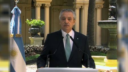 Alberto Fernández. Foto: captura video