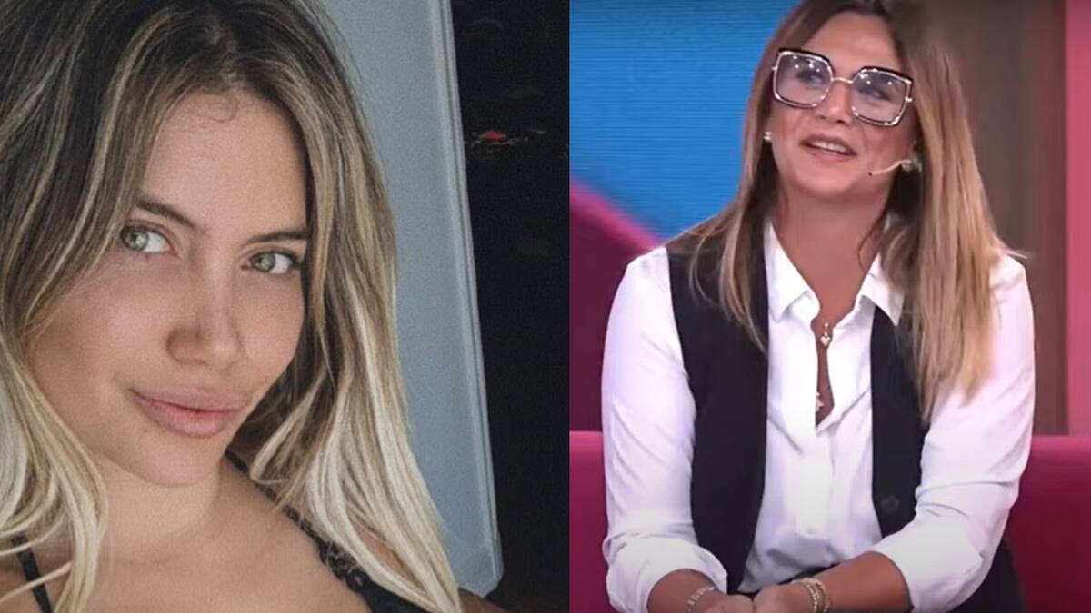 Wanda Nara y Amalia Granata. Fotos: Instagram - captura América.