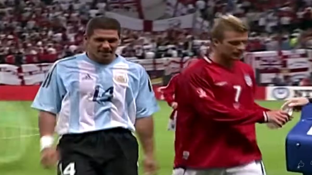 Argentina vs Inglaterra, por el Mundial Corea-Japón 2002