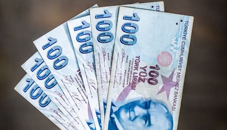 Liras turcas. Foto: Unsplash.