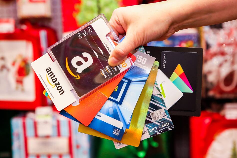 Gift cards.