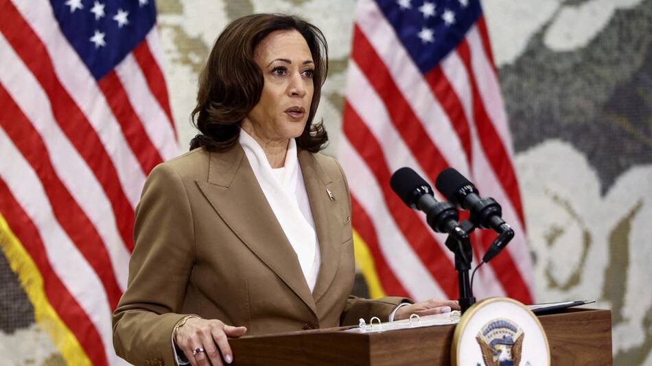 Kamala Harris, vicepresidenta de Estados Unidos. Foto: Reuters