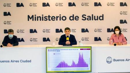 Fernán Quirós, ministro de Salud de la Ciudad, NA