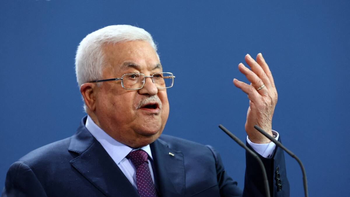 Mahmud Abbas, presidente de Palestina. Foto: Reuters