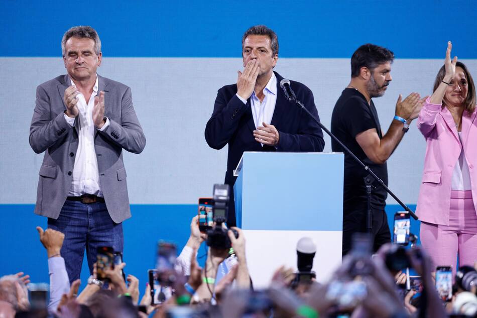 Discurso de Sergio Massa. Foto: Reuters.
