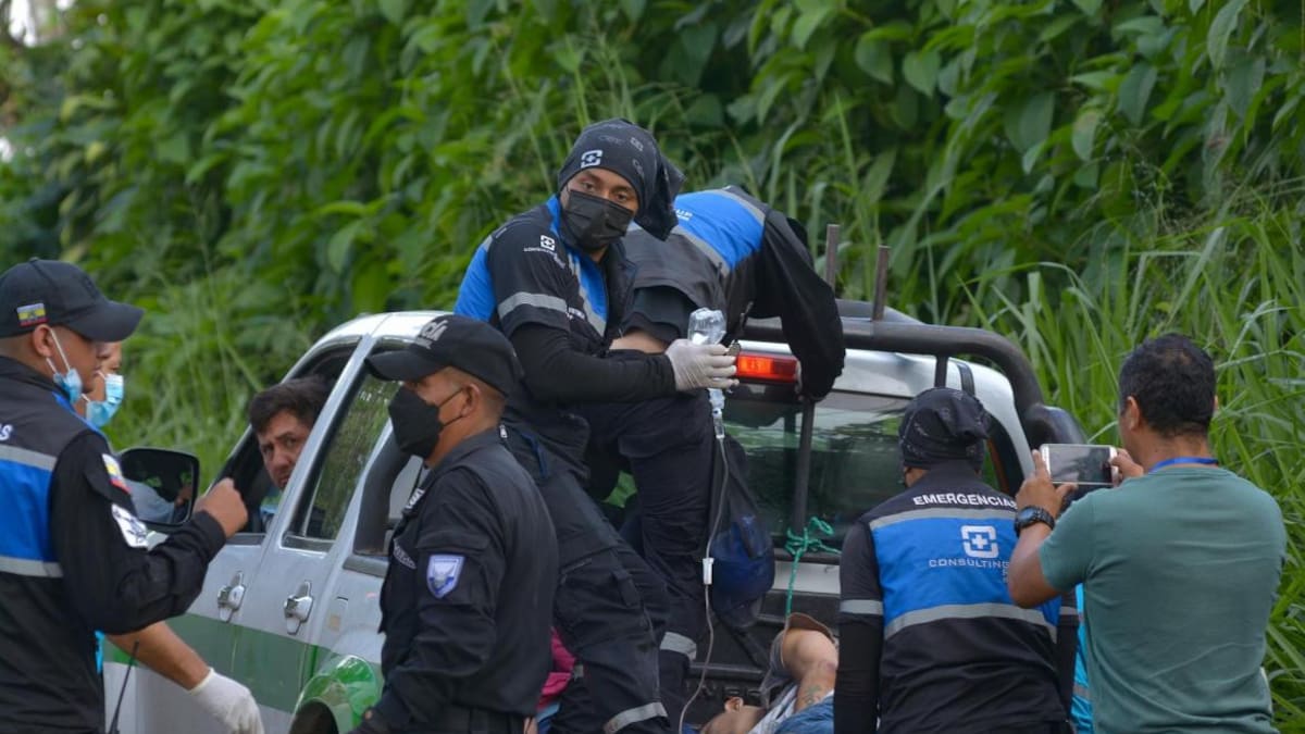 Motín en cárcel de Ecuador. Foto: EFE.