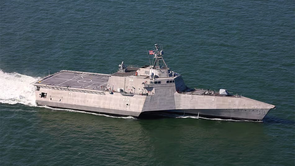 El nuevo buque de combate estadounidense.