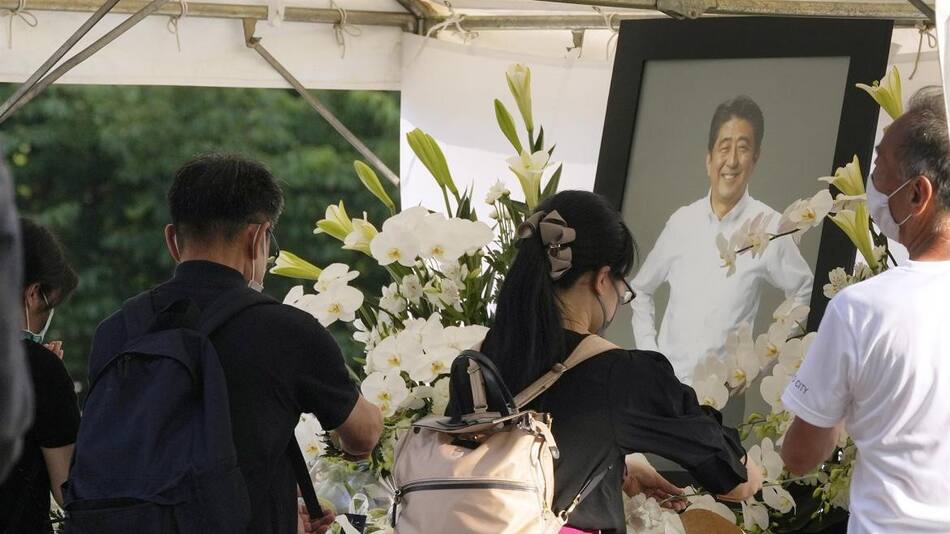 Último adiós al difunto ex primer ministro Shinzo Abe. EFE