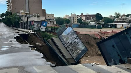 Temporal en Córdoba. Foto: NA.
