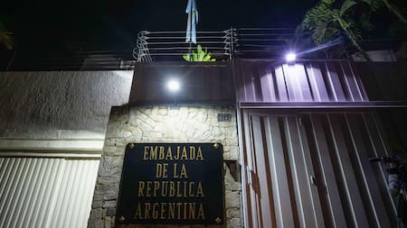 Embajada de Argentina en Venezuela. Foto: EFE.