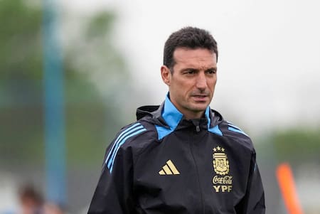 Lionel Scaloni, entrenador de la Selección Argentina. Foto: NA.