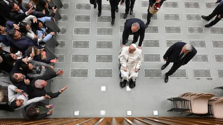 Papa Francisco en el Vaticano. Foto: EFE.