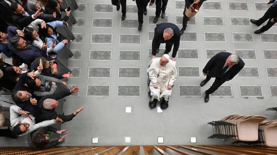 Papa Francisco en el Vaticano. Foto: EFE.