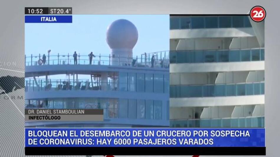 Infectólogo sobre coronavirus, Canal 26