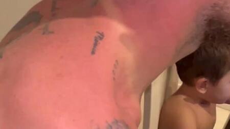 El Papu Gómez insolado. Foto: captura.