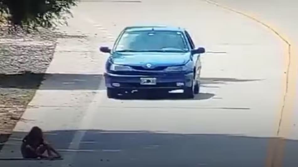 Un episodio aterrador en Punta Lara. Foto: captura.