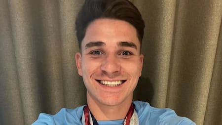 Julián Álvarez, futbolista. Foto: Instagram