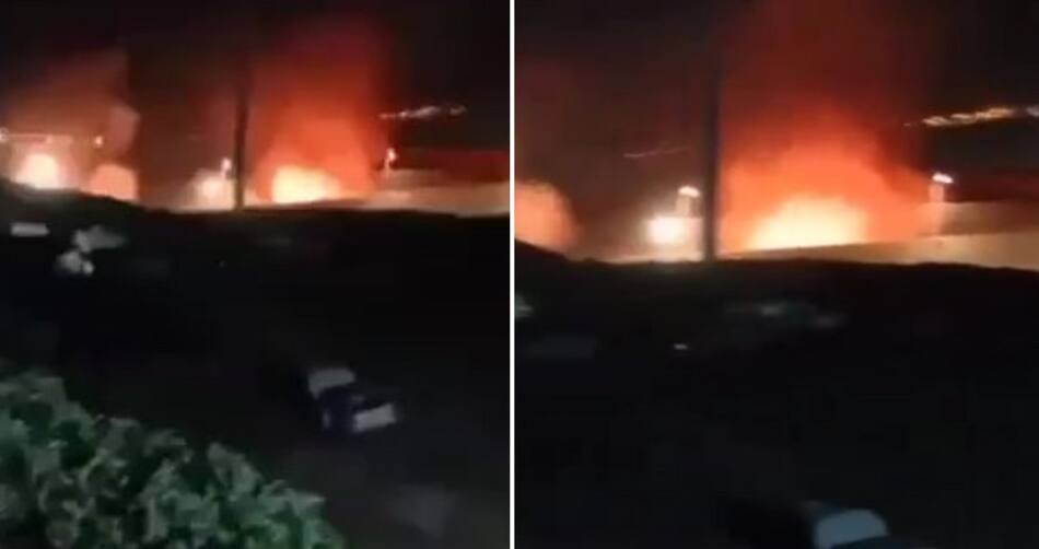 Ataque israelí contra Siria. Foto: Captura