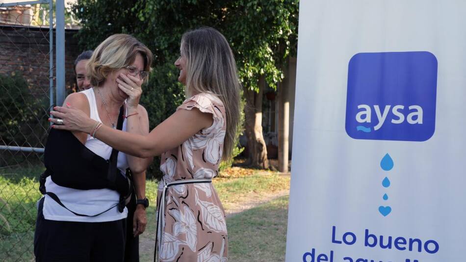 Malena Galmarini habilitó una red secundaria cloacal para 4500 habitantes en General Pacheco. Foto: AYSA.
