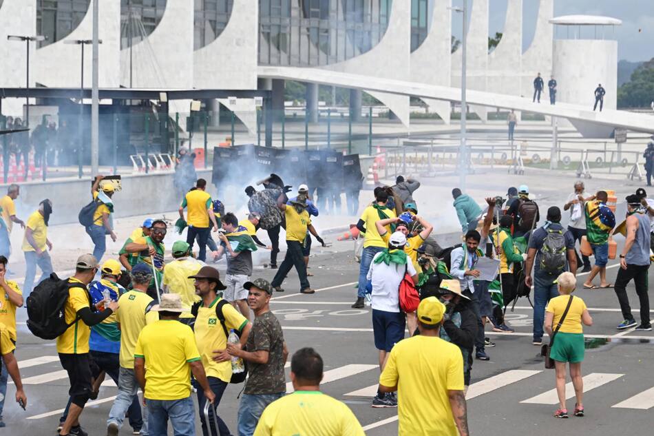 Intento de golpe de Estado en Brasil. Foto: EFE