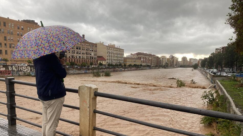 Temporal en Cataluña, España. Foto: EFE.