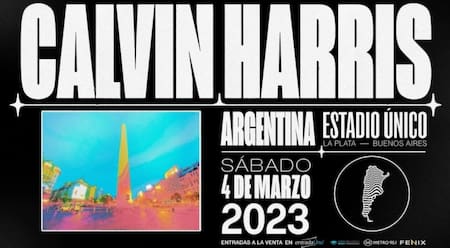 Calvin Harris en Argentina. Foto: NA.