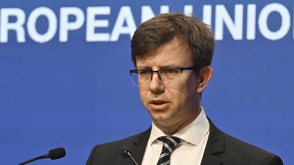 Janos Boka, ministro de Asuntos Europeos de Hungría. Foto: EFE.