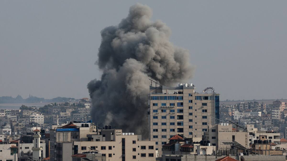 Ataque a la Franja de Gaza. Foto: Reuters.