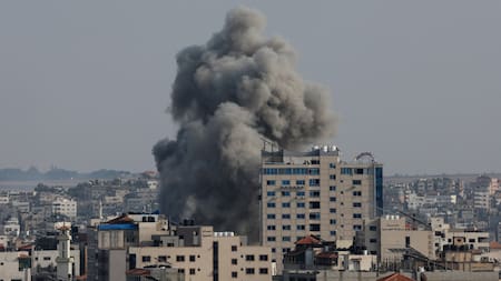 Ataque a la Franja de Gaza. Foto: Reuters.