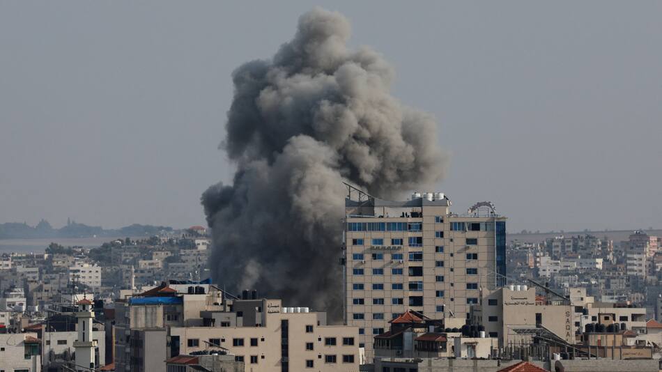 Ataque a la Franja de Gaza. Foto: Reuters.