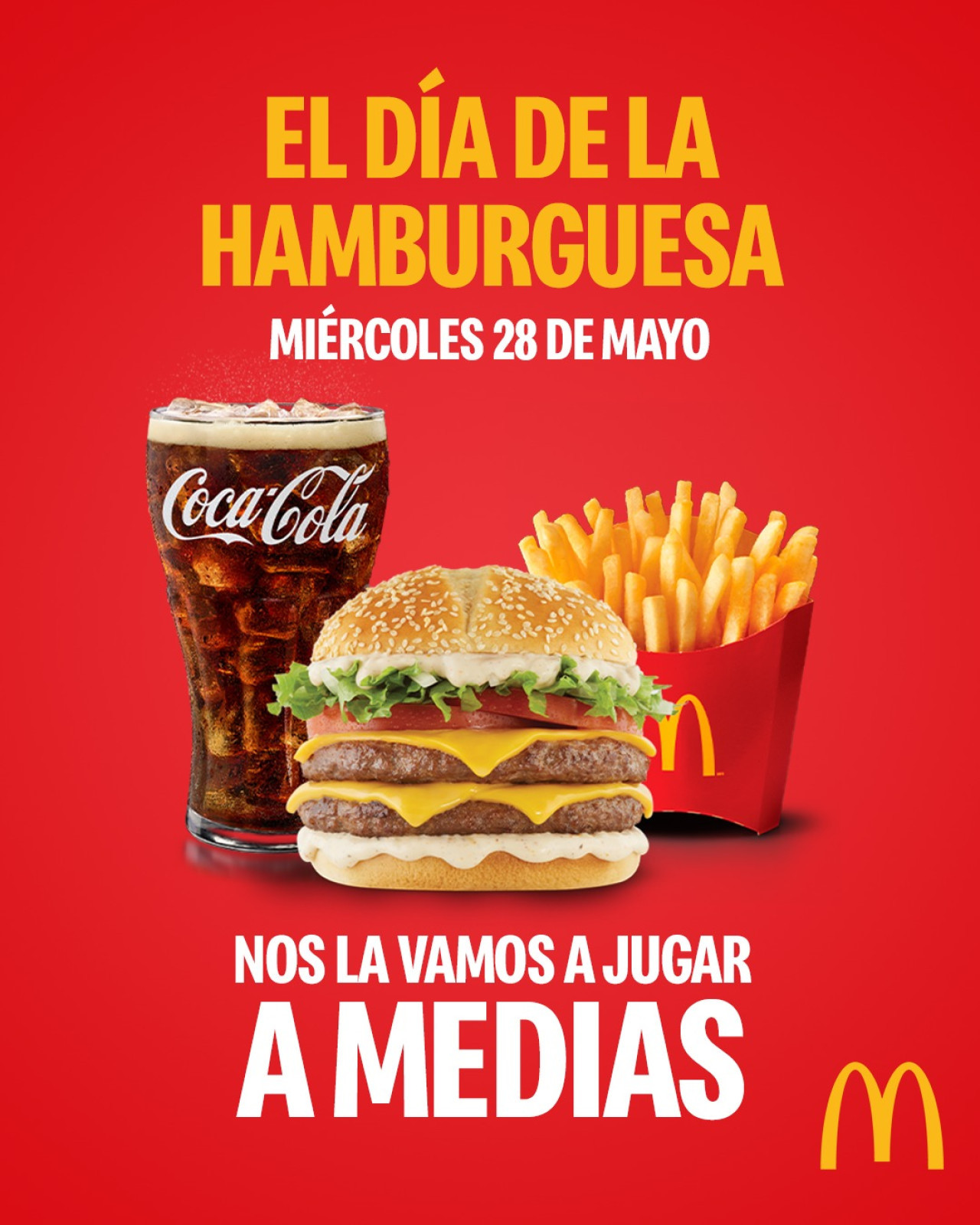Dia de la hamburguesa. Fuente: McDonald´s