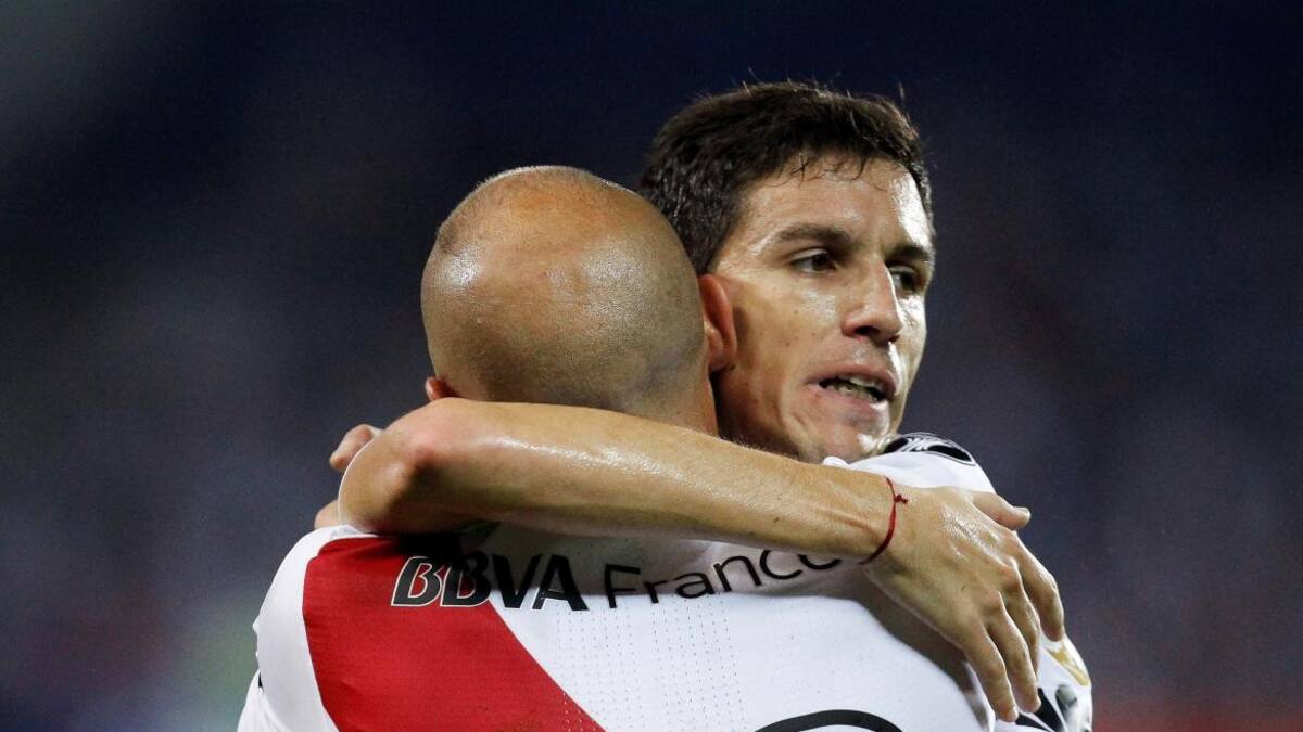 Emelec vs. River Plate, Copa Libertadores, Javier Pinola (22), Reuters