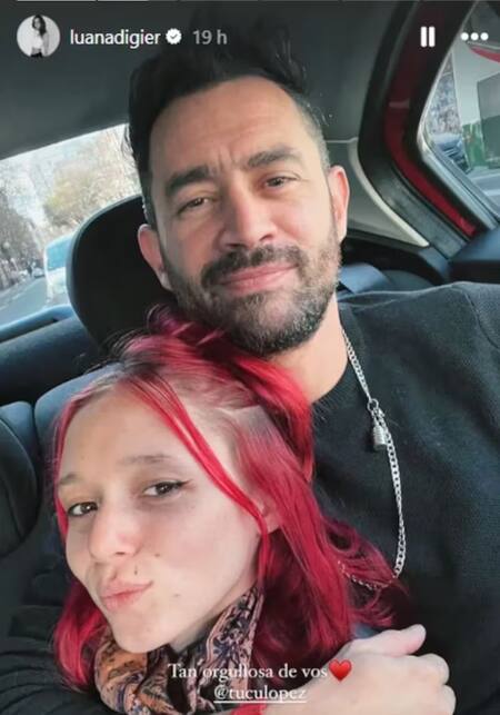 El Tucu López con su nueva pareja. Foto: Instagram.