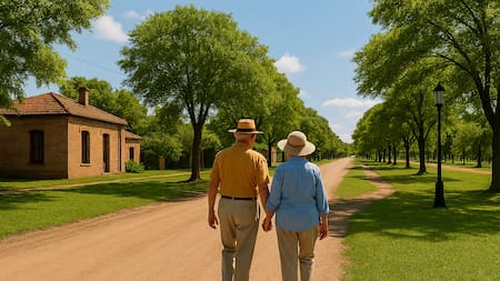 El pueblo de las diagonales a 95 km de Capital que encanta a los jubilados